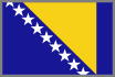 ボスニア・ヘルツェゴビナの国旗アイコン